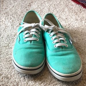 Women’s Vans teal size 7
